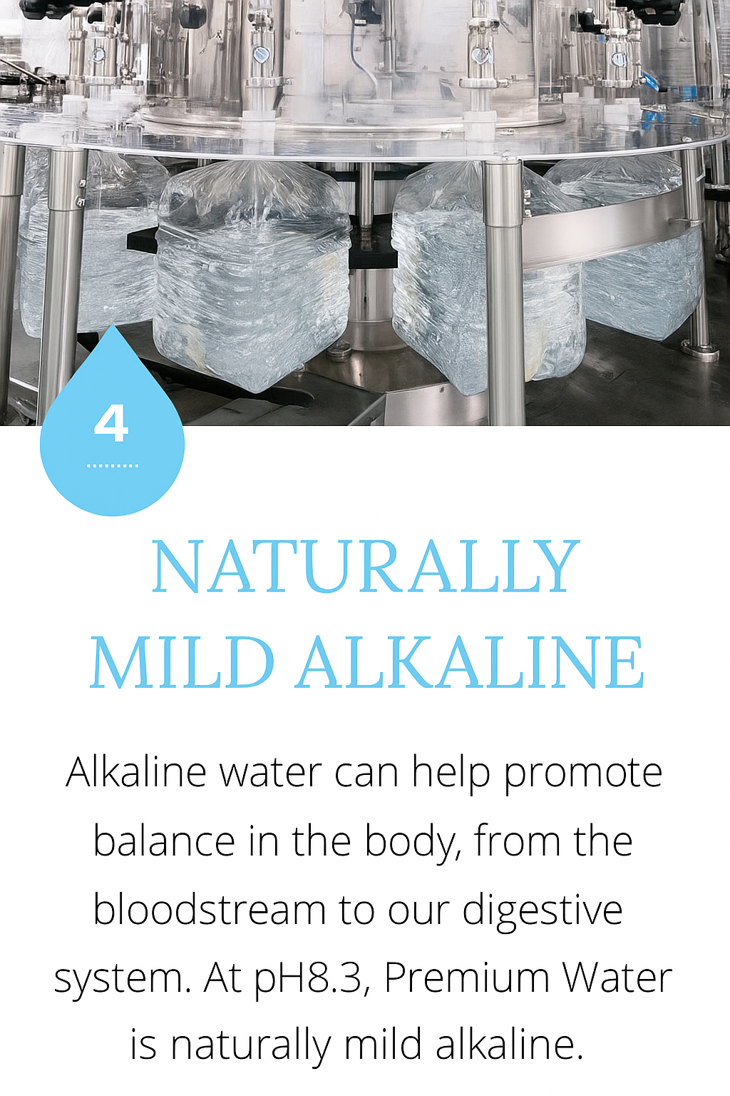 Production process of 10L bagged spring water