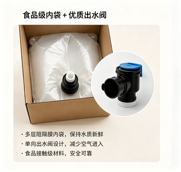 NUNH2O Pure Drinking Water — 10L Bag-in-Box