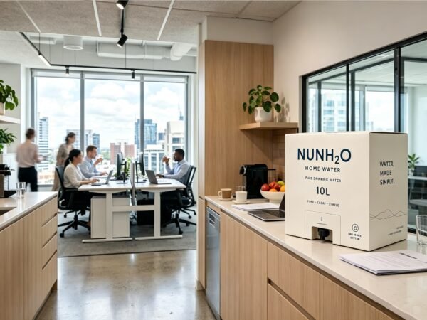 NUNH2O Pure Drinking Water — 10L Bag-in-Box