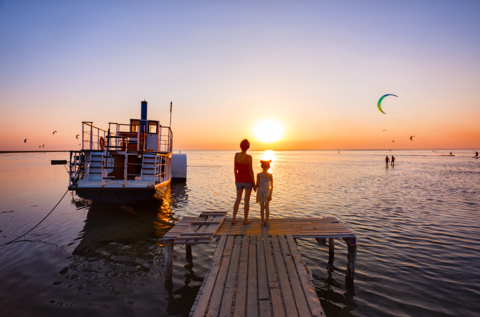 Natural hot spring water from Ukraine's Odessa region