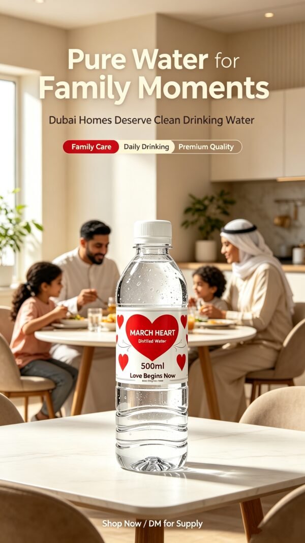 MARCH HEART Pure Drinking Water 550ml