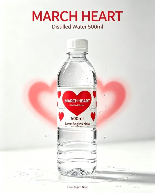 MARCH HEART Pure Drinking Water 550ml