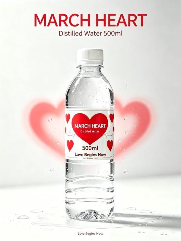march heart出口瓶装水 仓库 4 MARCH HEART Pure Drinking Water 550ml