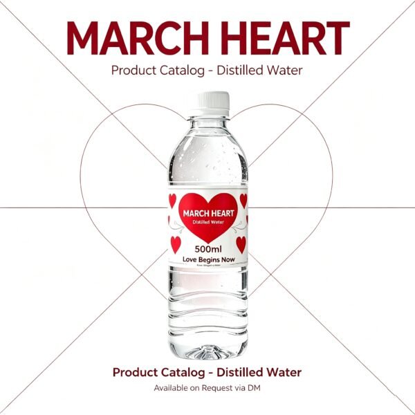 MARCH HEART Pure Drinking Water 550ml